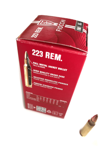 Fiocchi 223 Rem. 55grs  FMJ 50Stk.