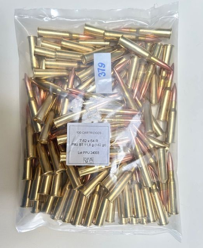 PPU 7,32x39mm 123gr FMJ 100 Schuss