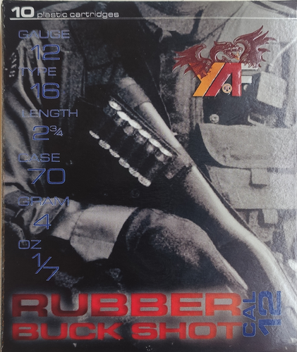 Rubber Buck Shot 12/70