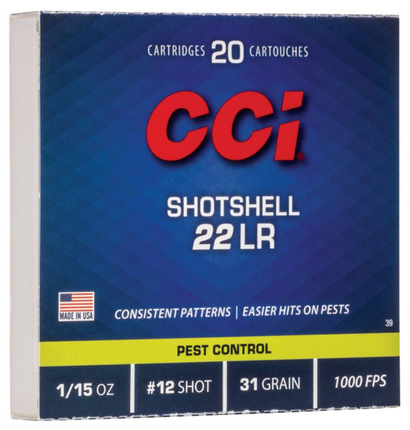 CCI 22LR Shotshell Ammo 31gr