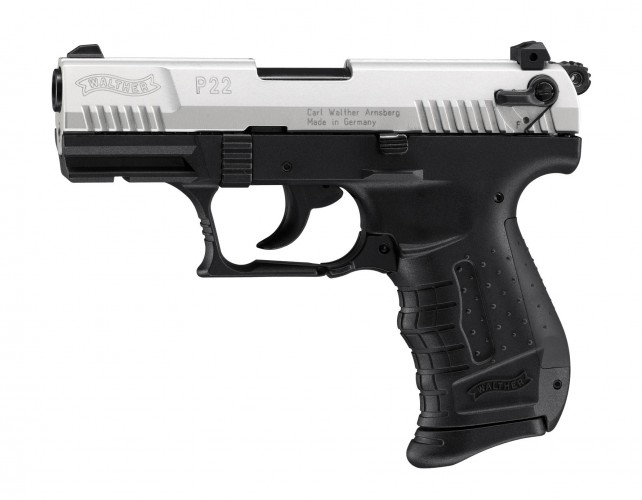 Walther P22 Nickel Signalpistole Kal. 9mm PAK