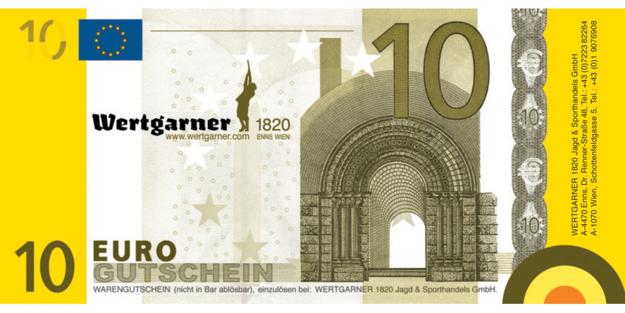Gutschein € 10,--