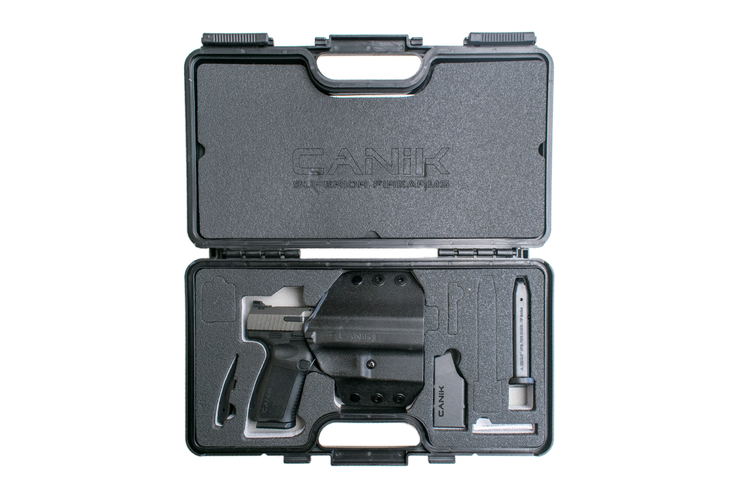 Canik Pistol TP9SF Elite Tungsten Gray 9x19 SAO fib