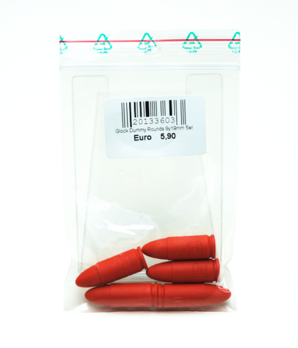 Glock Dummy Rounds 9y19mm 5er