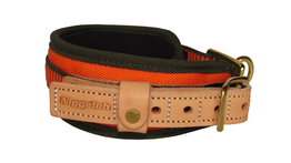 Hunde Schweißhalsung orange gr.M