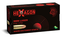 Geco 9mm Luger Hexa 8g 124gr. 50Stk