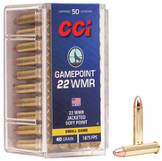 CCI .22WMR Gamepoint 40grs 50Stk