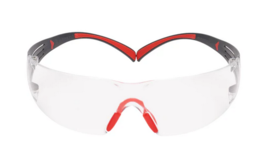 Peltor Brille Secure Fit 400 Klar rot grauer Rahmen