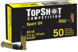 TopShot Competition .22lr Sport SV Black Edition 50Stk