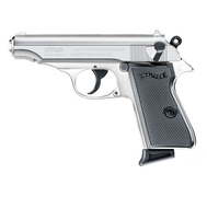 Walther PP polished chrome 9mm PAK